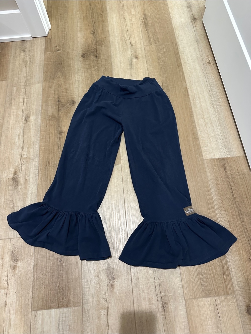 Matilda Jane Navy Flounced Hem Leggings